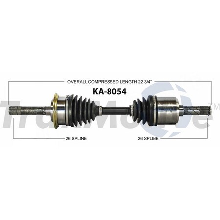 Surtrack Axle Cv Axle Shaft, Ka-8054 KA-8054